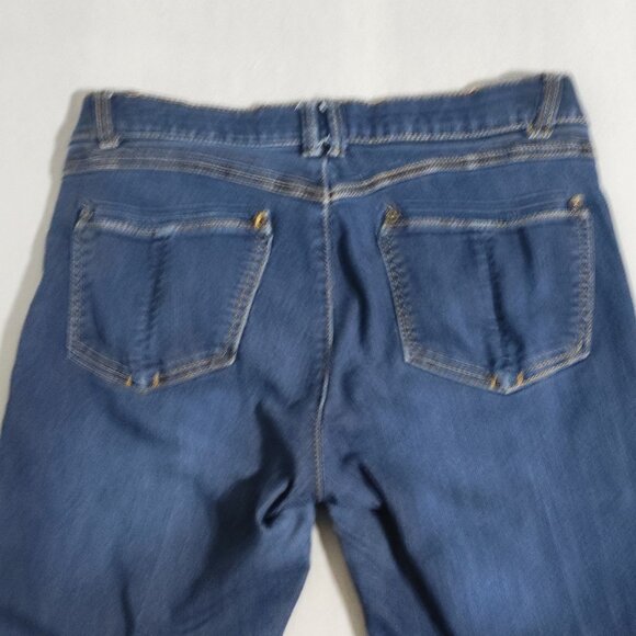 Democracy jeans women's size 10 ink blue colour "Ab"solution flare mid rise - Picture 4 of 15